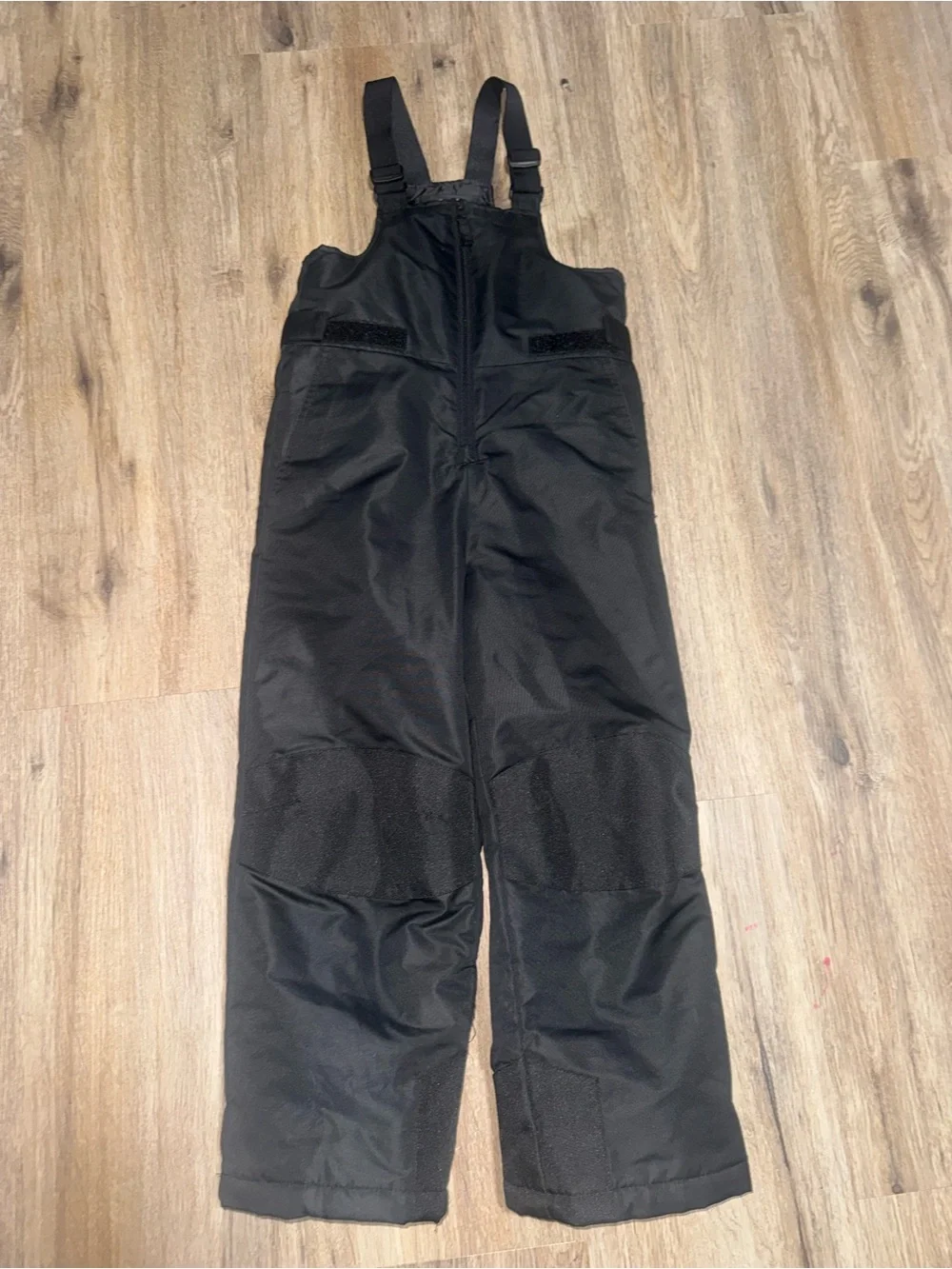SwissTech Kids Solid Black Snow Bib Overalls Size Small (6/7)